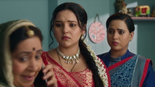 Vasudha: Karishma exposes Dev and Vasudha's SECRET to Santosh to get her revenge