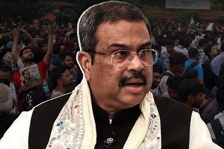 Education Minister Dharmendra Pradhan resigns that student protests take over